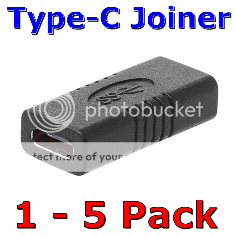 USBC Type C Female to Female Extension Joiner Adapter Converter Cable